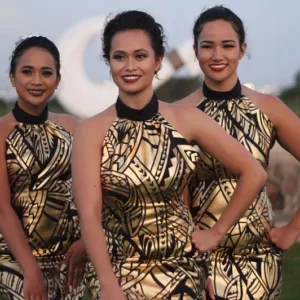 Mauka Warrior Luau Mōʻī experience with front row royal seating