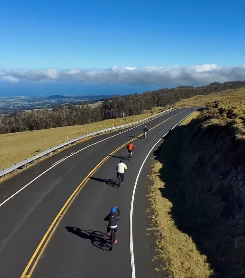 Self-guided bike tour exploring Haleakala’s scenic trails