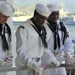 Historic USS Arizona Memorial surrounded by calm waters