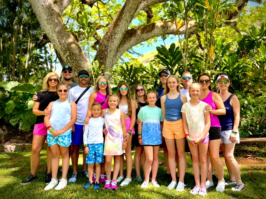 Private group enjoying a guided island tour in Oahu