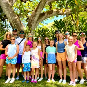 Private group enjoying a guided island tour in Oahu
