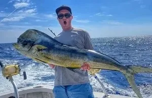 Fishing boat Innovator cruising during sunset hours