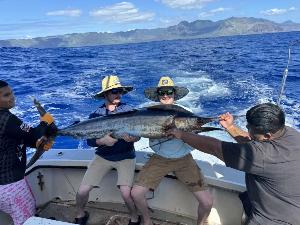 Half-day private offshore fishing adventure in afternoon