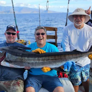 Full day private offshore fishing expedition at sea