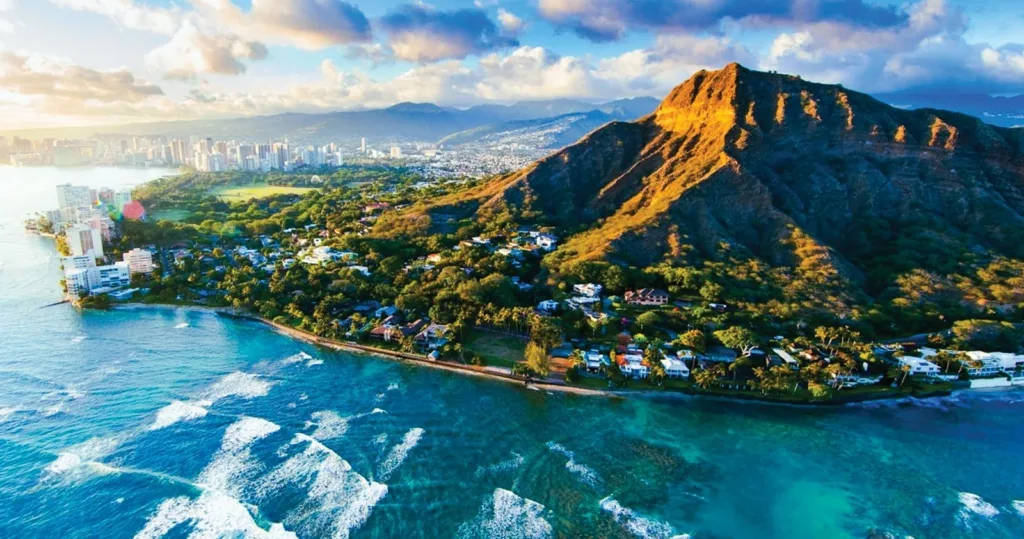 Scenic views on a private circle island tour