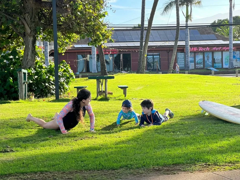 Beginner introduction to surfing with expert island instructors