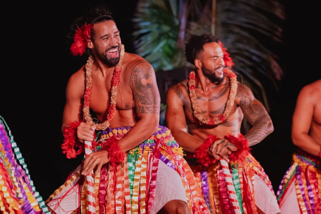 Elegant Hawaiian luau with premium seating and decor