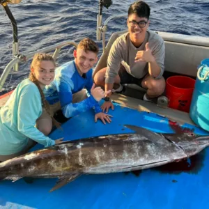 Full-day pelagic fishing charter in deep ocean waters
