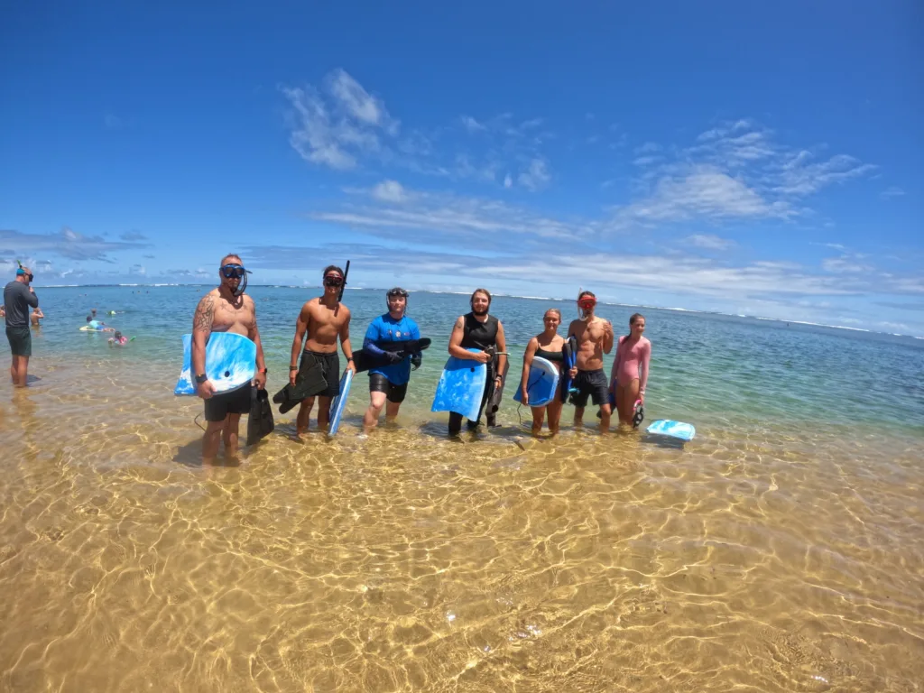 Guided shore snorkeling adventure at Anini Beach Kauai