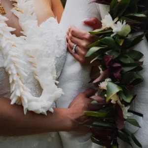 Professional wedding photography capturing island moments in Oahu