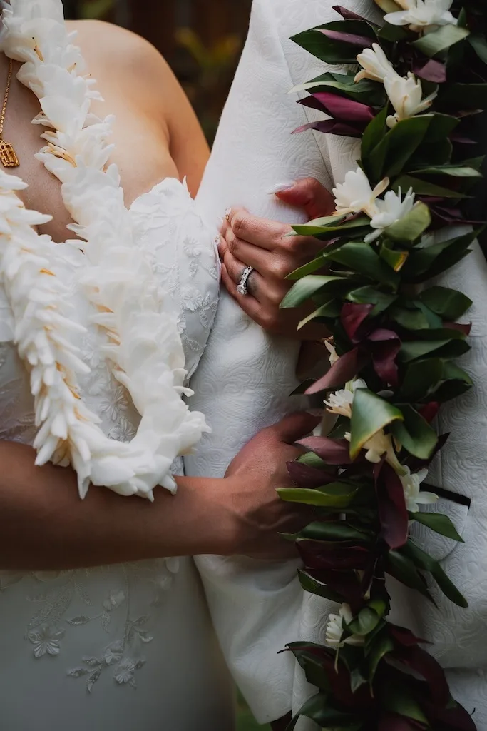 Professional wedding photography capturing island moments in Oahu