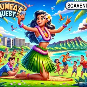 Interactive video scavenger hunt adventure with Haumea’s Quest