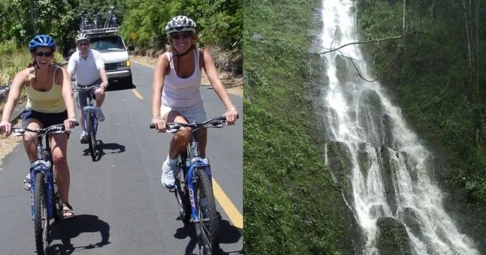 Downhill biking followed by a Ko’olau waterfall hike