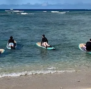 Private surf lesson tailored for small groups