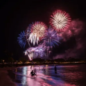 Festive New Year's Eve cruise departing from Waikiki