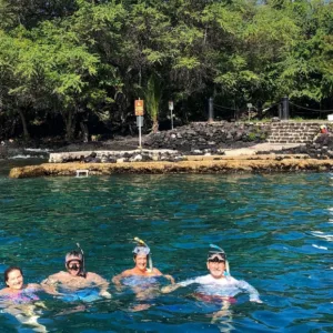 Snorkel tour exploring vibrant marine life at Kealakekua Bay