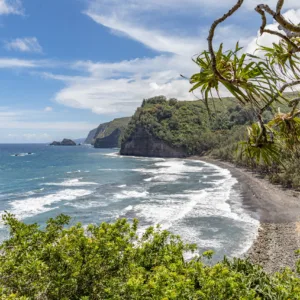 Hiking adventure through scenic Pololu Valley on Big Island