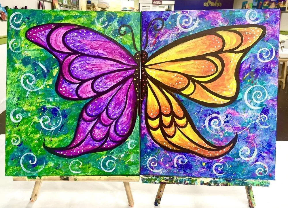 Family-friendly island art party at Maui Tropical Plantation