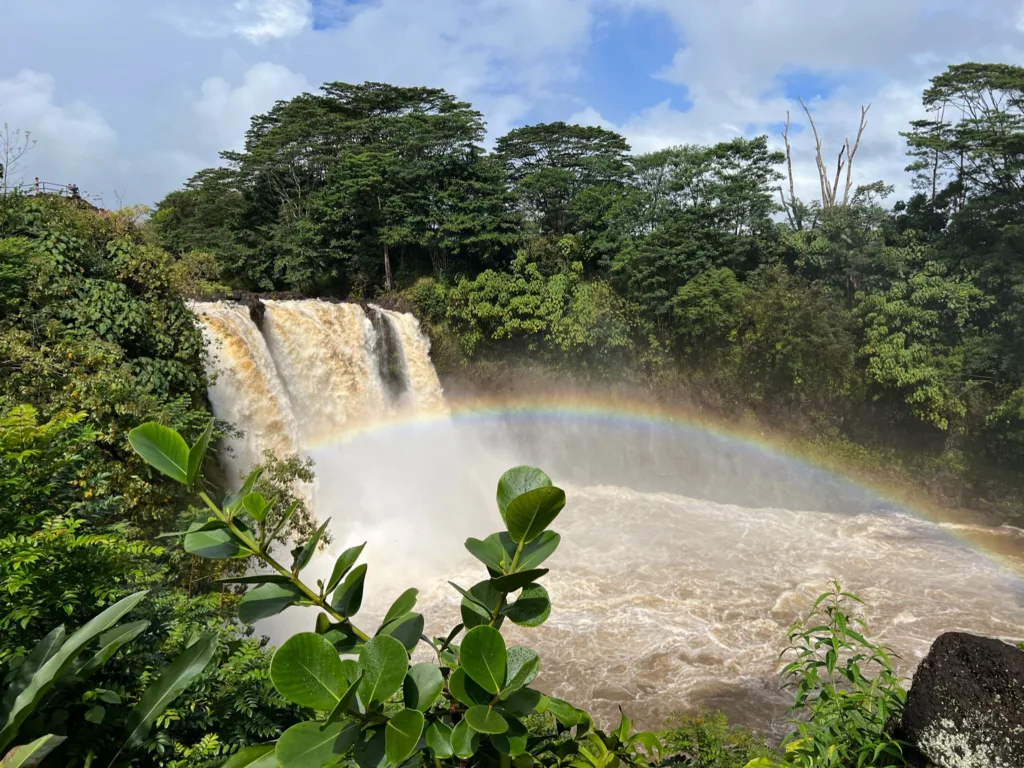 Small group exploring volcanic landscape on Big Island tour
