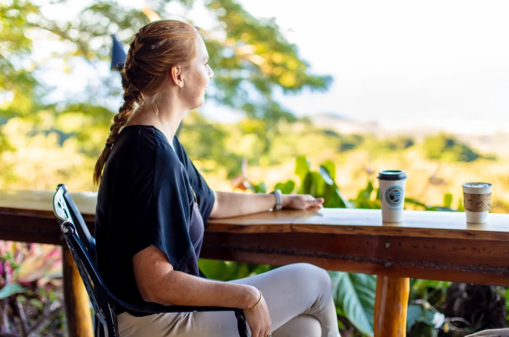 Exploring Kona coffee farms along the coastline