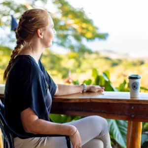 Exploring Kona coffee farms along the coastline