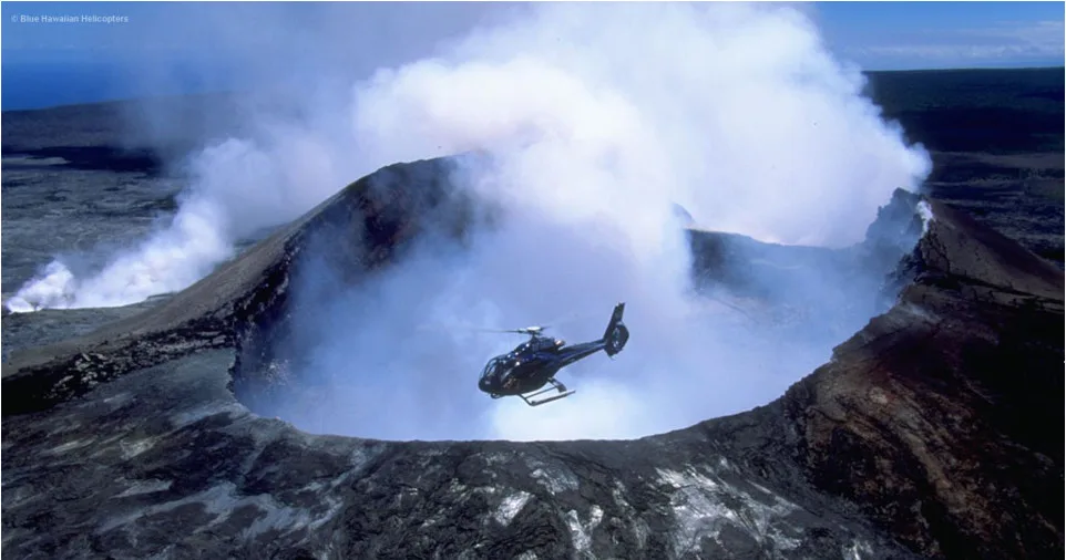 Helicopter and ground tour of Big Island volcanoes