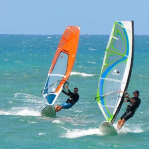Advanced private windsurfing lessons on island
