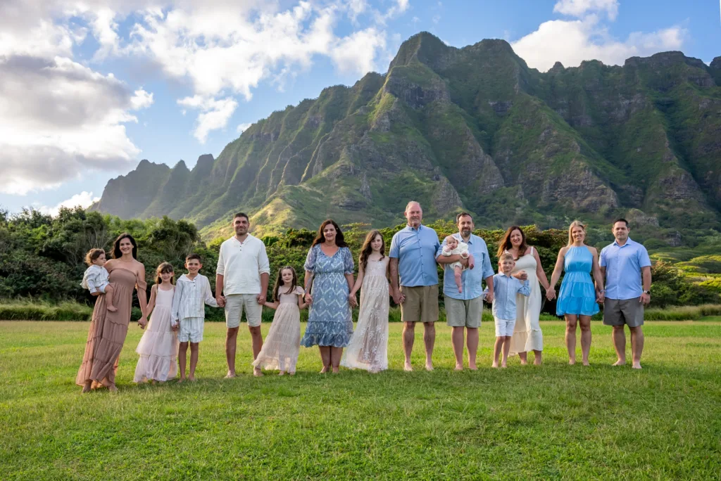 Seventy five minute photo shoot at Oahu outdoor locations