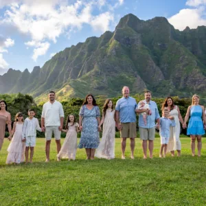 Seventy five minute photo shoot at Oahu outdoor locations