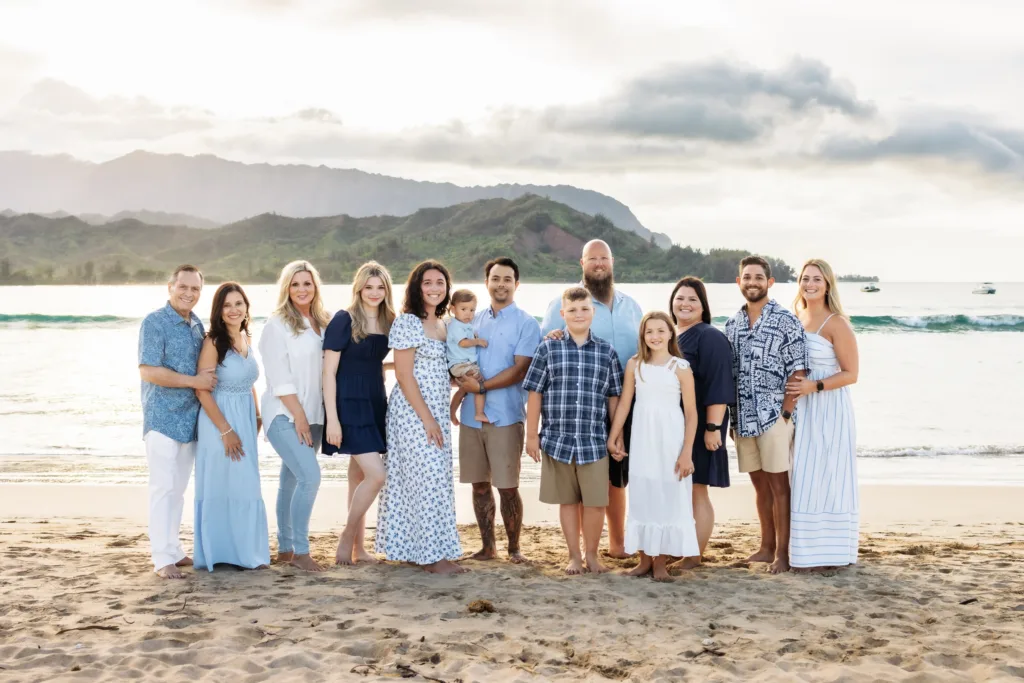 Couple captured candidly during 75 minute Kauai photo session