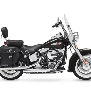 Harley Davidson Heritage Softail Classic on country road