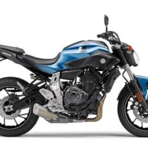 Yamaha FZ-07 MT-07 motorcycle on mountain road