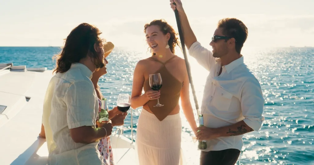 Medium group on a 3.5 hour scenic boat trip