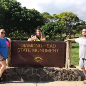 Day trip hiking Diamond Head Crater and relaxing on east beaches