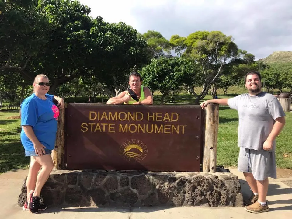 Day trip hiking Diamond Head Crater and relaxing on east beaches