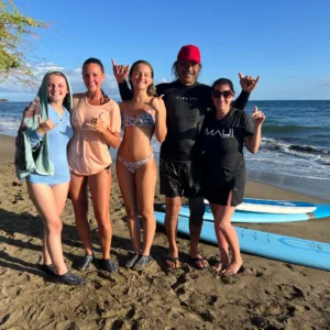 Group lesson with scenic island tour views