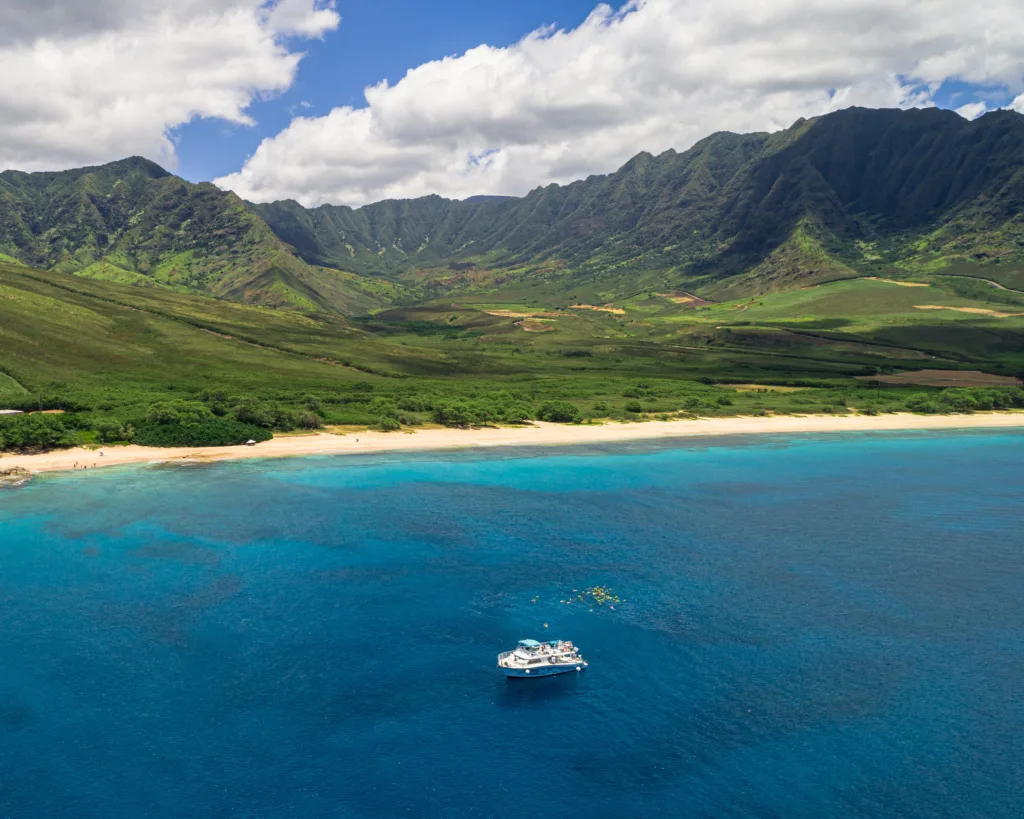 Sunset cruise with snorkeling in Waikiki waters