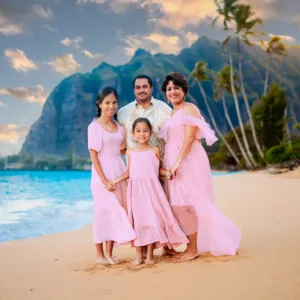 Professional photographer capturing couples on Big Island beaches