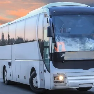 Traditional Hawaiian luau transportation vehicle decorated with flowers