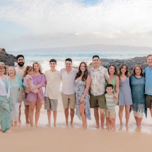 Photographer capturing dramatic island coastline landscapes