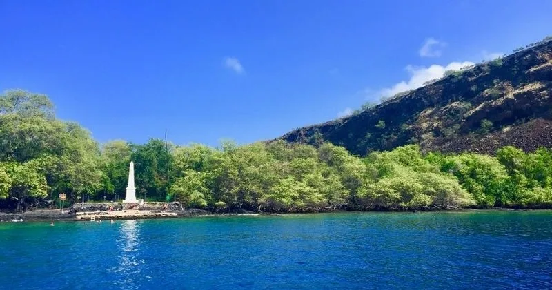 Couple enjoying a private snorkeling tour in clear waters