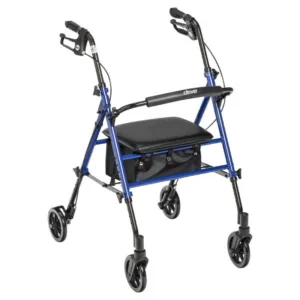 Sturdy rollator for smooth island tour walks