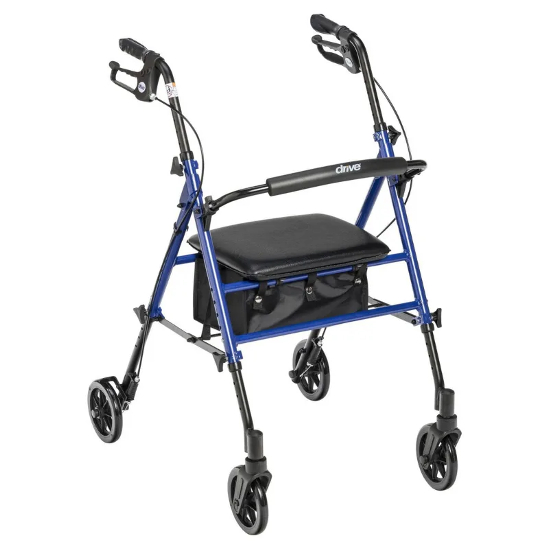 Sturdy rollator for smooth island tour walks