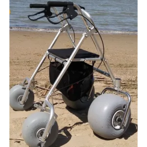 Lightweight beach walker with Nitro rollator features