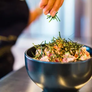 Standard class seating area inside island tour vehicle