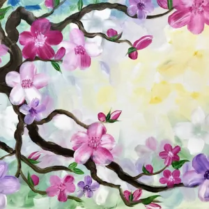 Creative art party event for ages sixteen and older