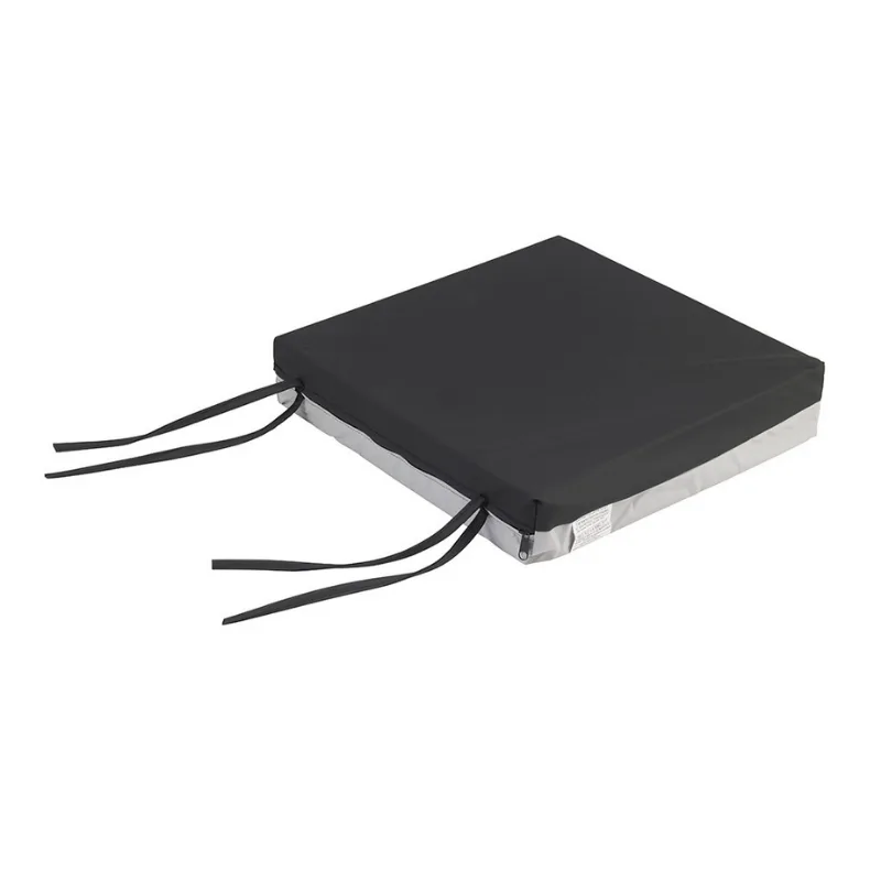 Foam cushion accessory improving wheelchair user comfort levels