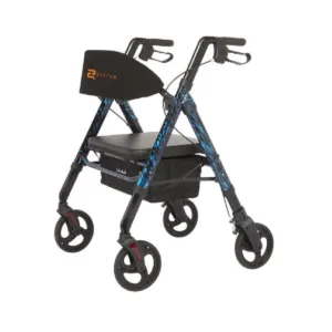 Durable XL specialty rollator designed for extra support
