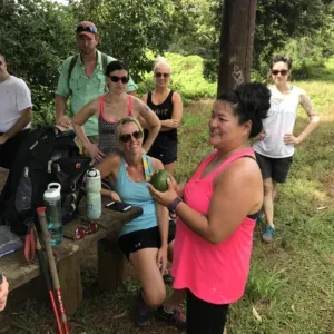 Island survival skills training in a tropical setting