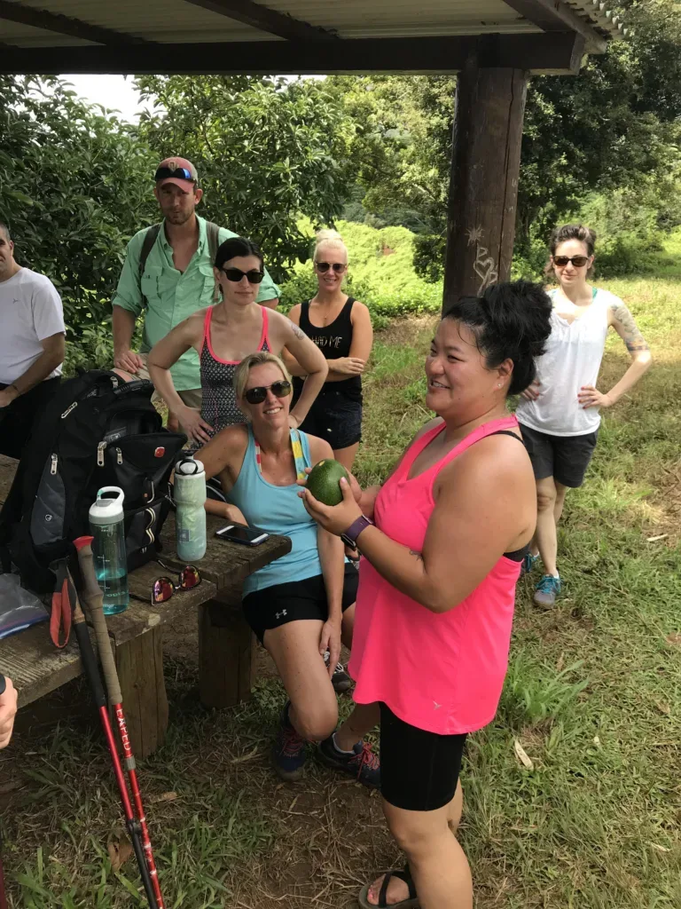 Island survival skills training in a tropical setting
